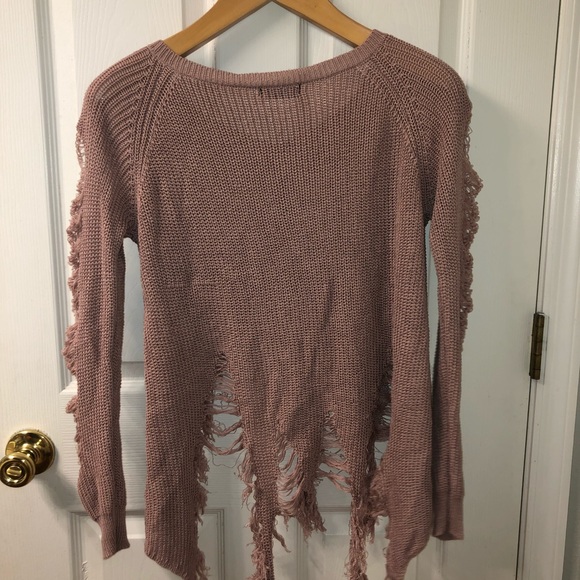 Fashion Nova distressed Sweater - Picture 4 of 4